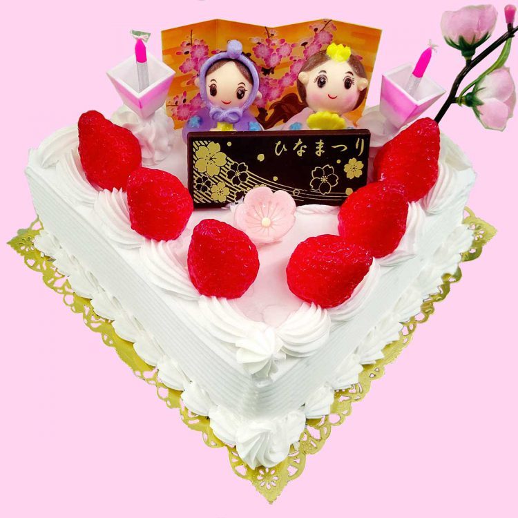 いわもとのひな祭りケーキ2021年版
